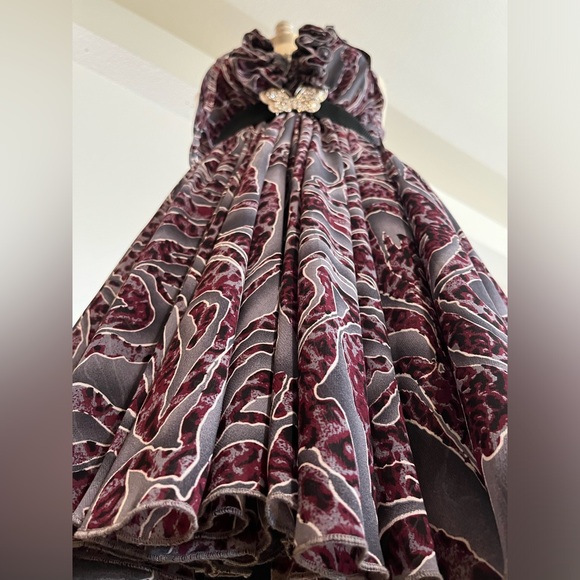 EUC M Purple Blue Dress - Picture 6 of 11